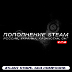 5% Автопополнение Steam РФ+КЗ+РБ+УК+СНГ ₽-₸-₴