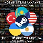  Новый Steam аккаунт Казахстан/Россия/Украина +Почта