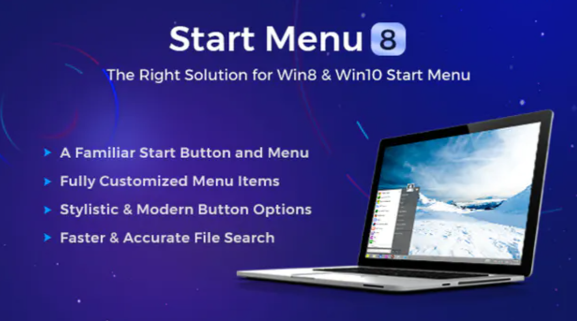 ✅Start Menu 8 PRO ⭐Код🔑\3-ПК\1-Год\РФ+Весь Мир⭐