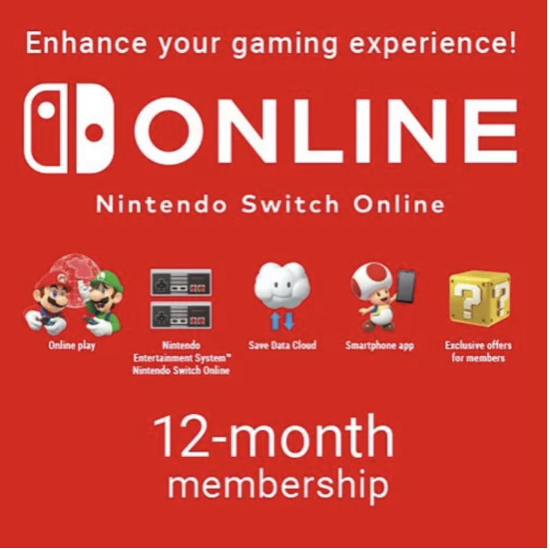 ✅Nintendo Switch Online 12 Месяцев Подписка⭐USA\Key⭐