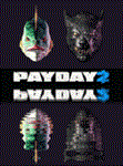 PAYDAY 2: Lycanwulf and The One Below Masks DLC⭐Steam⭐