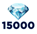 Купон на 15000 алмазов