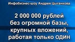 Инфобизнес-шоу Андрея Цыганкова 