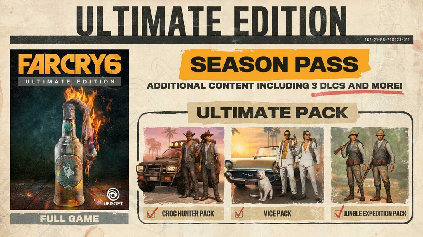 Far pack. Far Cry 6 Ultimate Edition. Far Cry 6 коллекционное издание. Коллекционка far Cry 6. Far Cry 6 pre order.