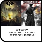 Little Nightmares и Company of Heroes 2 Смена данных️