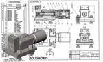 Зажим гидравлический МЧ00.04.00.00 solidworks - изображение № 3