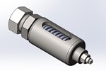 Клапан предохранительный МЧ00.05.00.00 solidworks - изображение № 2