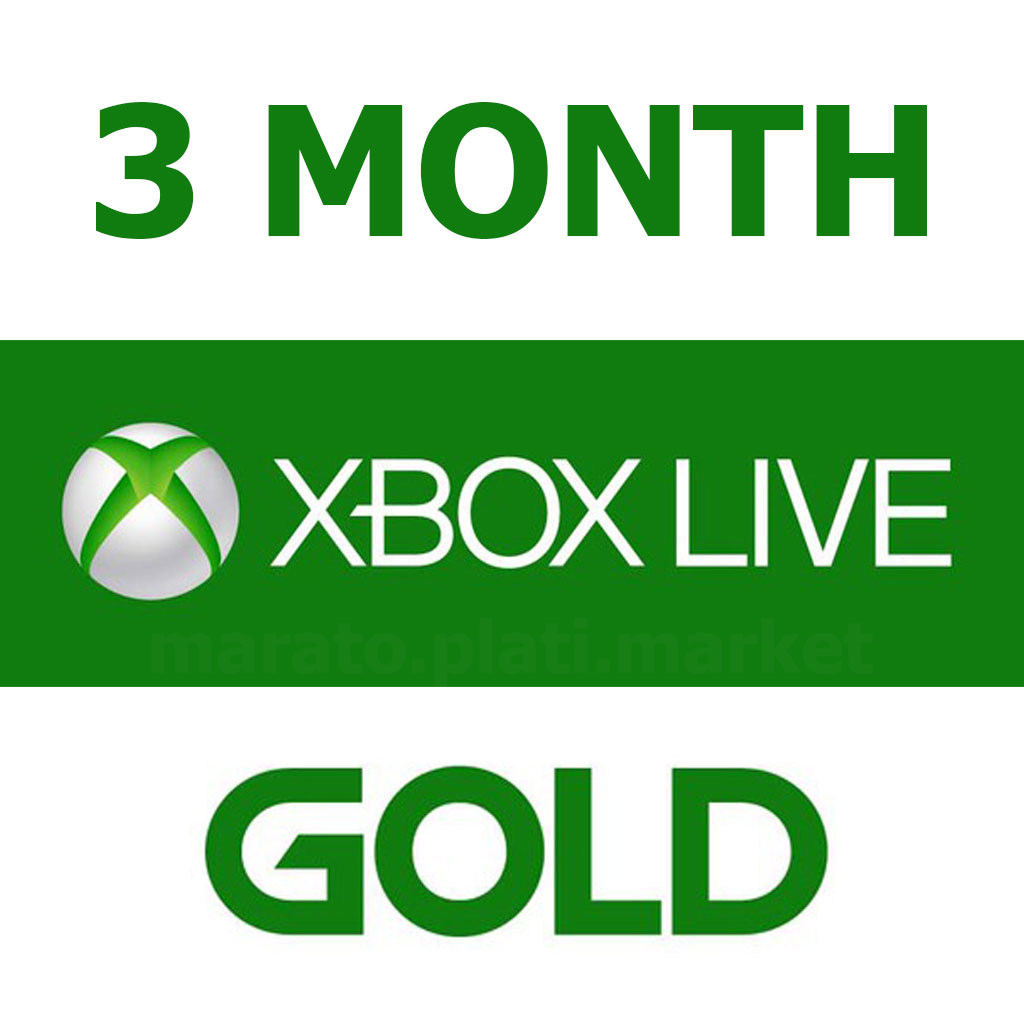 XBOX Live Gold 3 месяца | Все страны + Россия