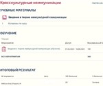 Кросскультурные коммуникации (тесты Синергия)