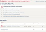 Цифровая трансформация в менеджменте тесты Синергия