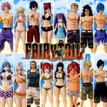 FAIRY TAIL: Special Swimsuit Costume Set for 16 Playabl