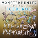 MHW:I - Полный набор жестов и поз - Monster Hunter: Wor
