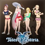 Tales of Zestiria - набор женских костюмов для отдыха у