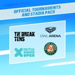 Tennis World Tour 2 Official Tournaments and Stadia Pac