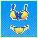 Maid Bikini (Lemon Yellow) - Kandagawa Jet Girls PS4 | 