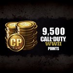 9 500 очков Call of Duty: WWII PS4 | Турция | 0% 
