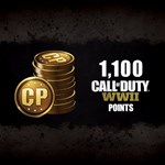 1 100 очков Call of Duty: WWII PS4 | Турция | 0% 