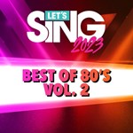 Let's Sing 2023 - Best of 80's Vol. 2 Song Pack PS4 & P
