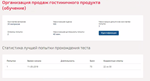 Организация продаж гостиничного продукта.Тест Синергия