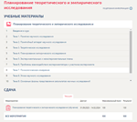 Планирование теоретического и эмпирического исследовани