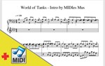 World of Tanks - Intro (ноты для пиано + midi)