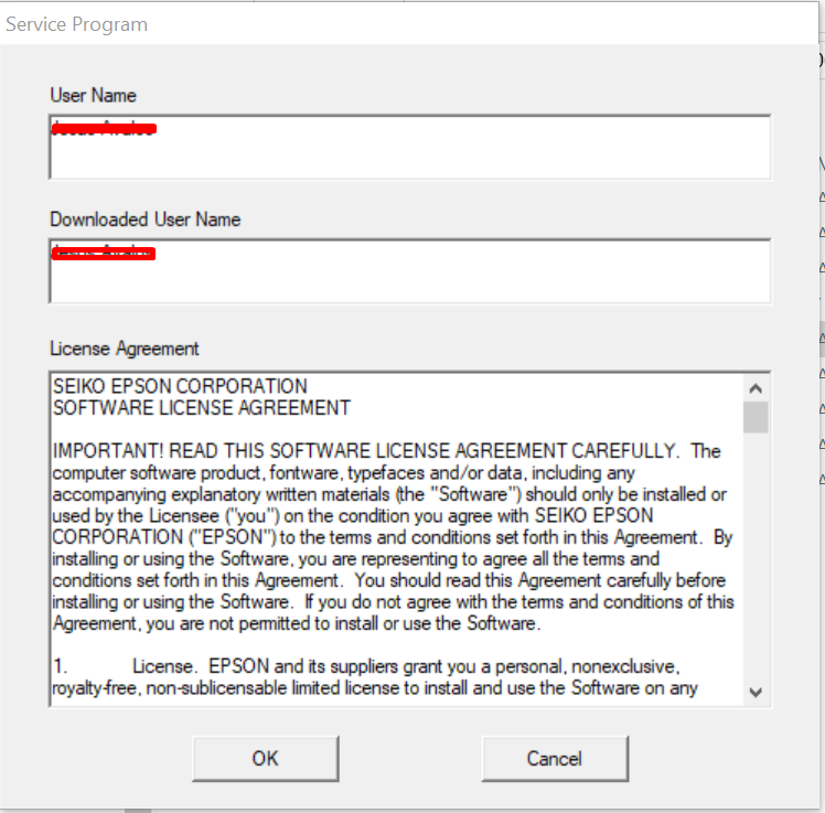 Service program for Epson SureColor F6200