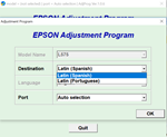 Epson L575 Adjustment Program
