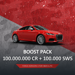 FH4  100KK CR +  100K SUPER WS FORZA PC/XBOX