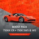 FH5  750KK CR +  750K SUPER WS & WS FORZA PC/XBOX