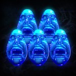 5 Blue Orbs