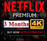 NETFLIX PREMIUM 4K ULTRA HD на 3 МЕСЯЦА ГАРАНТИЯ