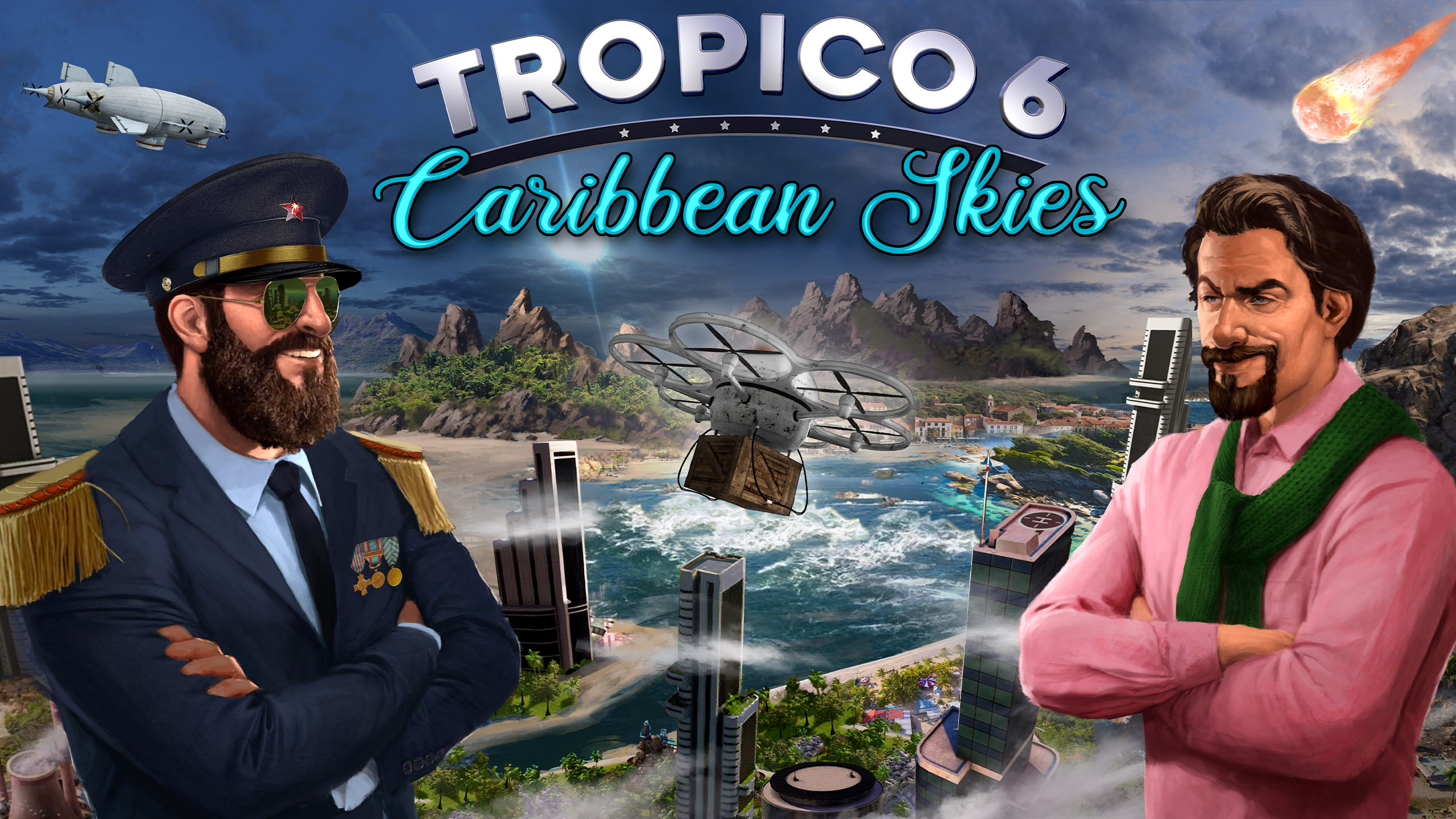 🎇 Tropico 6 - Caribbean Skies 🍭 Steam DLC