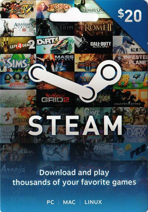 STEAM WALLET GIFT CARD 20$ USD + ТУРЦИЯ / АРГЕНТИНА 🎁