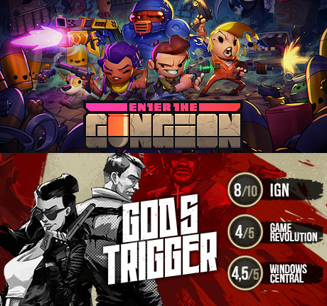 Enter the Gungeon + God's Trigger | EPIC GAMES | ПОЧТА