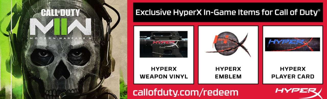 HyperX НАБОР для CALL OF DUTY Modern Warfare 2 COD MW2