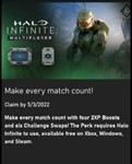 HALO INFINITE Multiplayer 2 XP Boost + SIX Challenge 