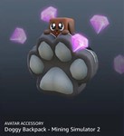 Roblox Doggy Backpack - Mining Simulator 2 Ключ