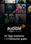 Audible 1 month trail with 2 free audiobooks ССЫЛКА