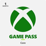 Ключ Xbox Game Pass Core на 1 месяцев ИНДИЯ