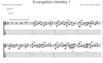 Evangelion Medley 1 - фингерстайл ноты+табы