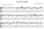 Let's be Friends - фингерстайл гитара + табы