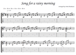 Song for a Rainy Morning - фингерстайл гитара + табы