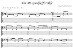 For Mr. Gurdjieff's Wife - фингерстайл гитара + табы