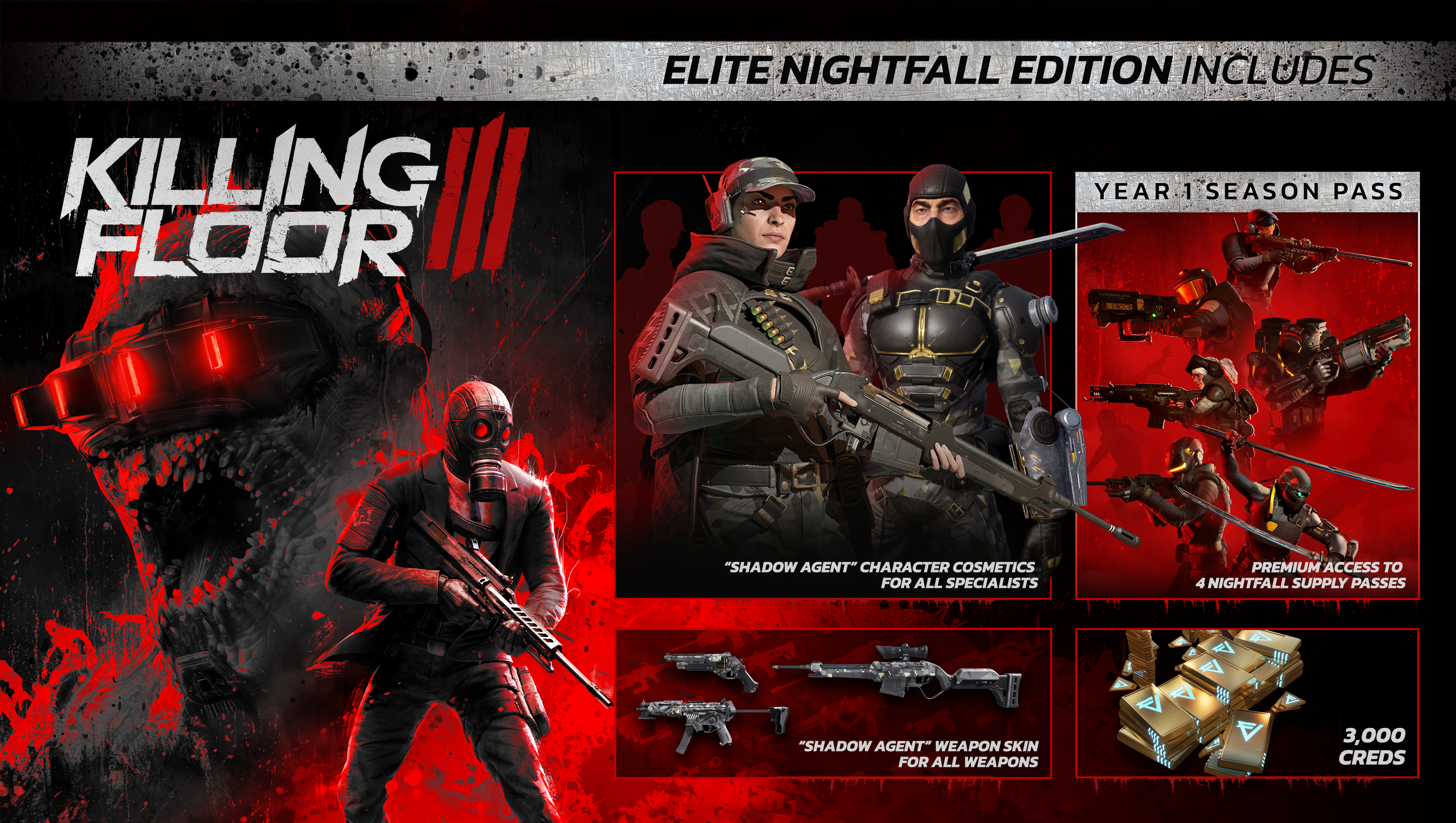 🎁Killing Floor 3 Elite Nightfall Edition steam🌍МИР