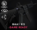 M4A1 RIS high detail