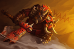 Genuine Supreme Black Orc Warboss DOTA 2