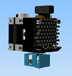 3D модель Директ экструдера Trianglelab MATRIX LC Lite