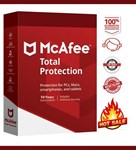 MCAFEE TOTAL  PROTECTION 2024 НА 1 ГОД