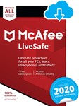 MCAFEE  LIVESAFE НА 1 ГОД