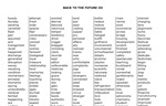 BACK TO THE FUTURE. Список английских слов трилогии. - изображение № 3